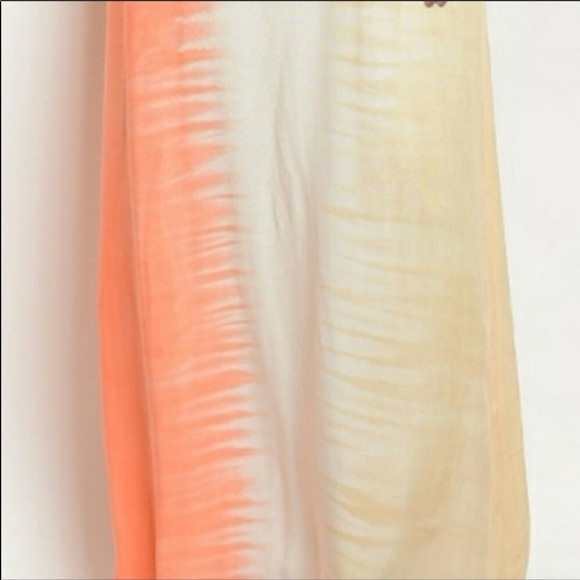 ☀️FLOWY🆕BohoChic Apricot OpenBack Maxi DressNWT☀️ - Picture 3 of 8